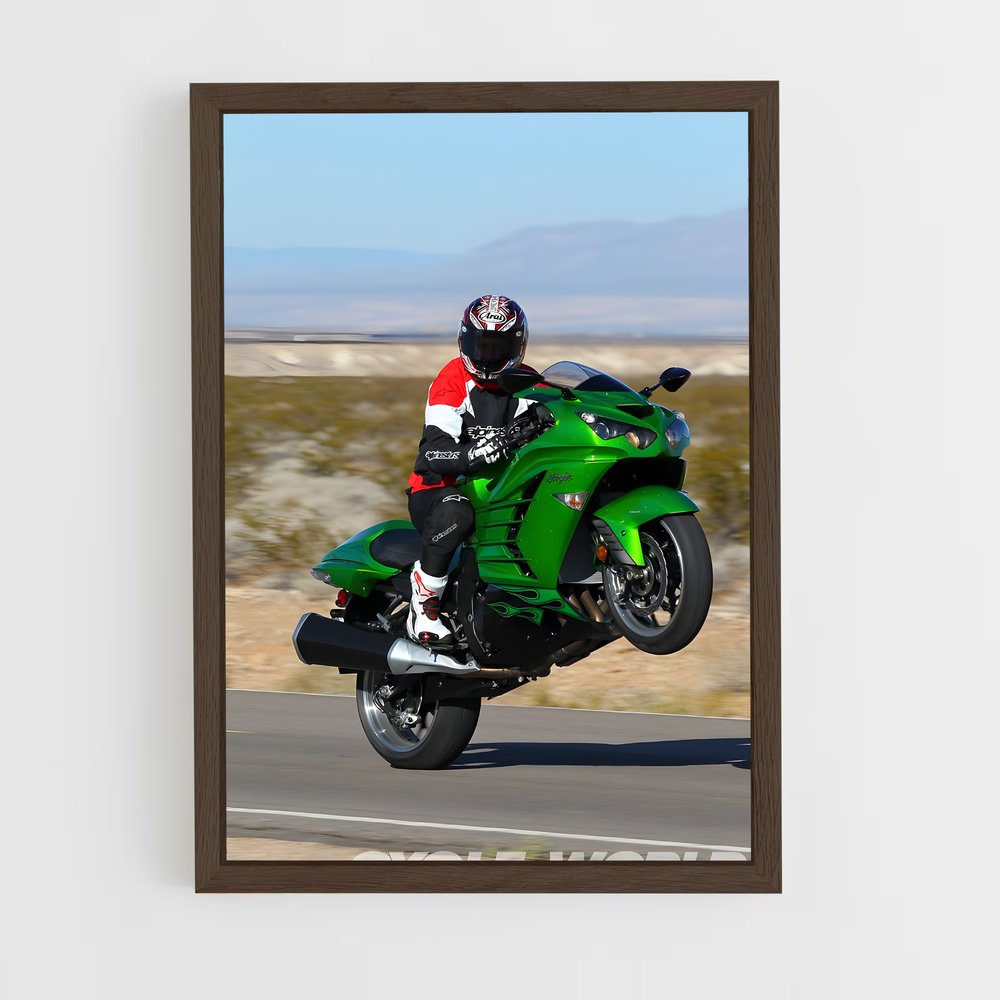 Poster Ninja zx-r captivant (vue 5)